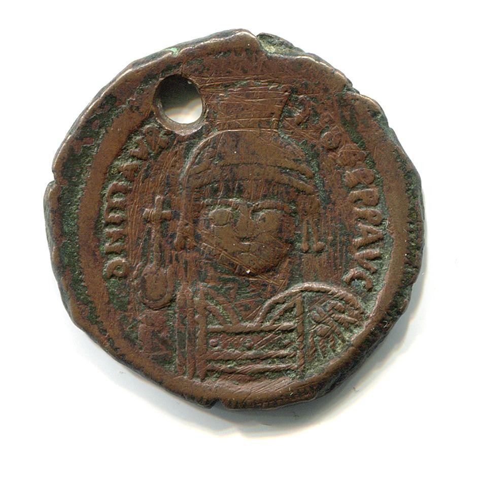 Byzantinische Münze Follis