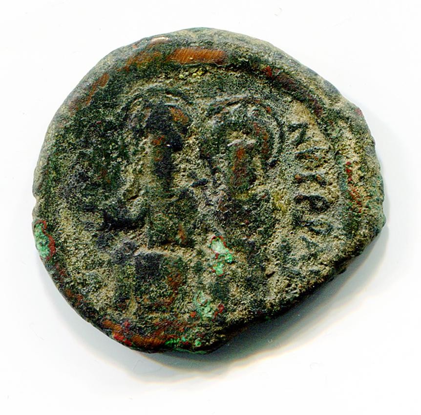 Byzantinische Münze Follis