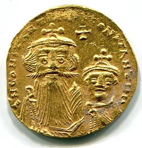 Byzantinische Münze Solidus