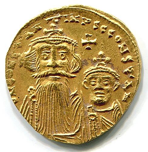 Byzantinische Münze Solidus