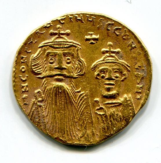 Byzantinische Münze Solidus