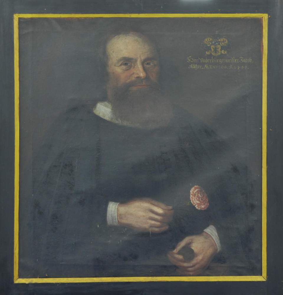 Bildnis Jacob Alther (1632 - 1711) Unterbürgermeister 1700