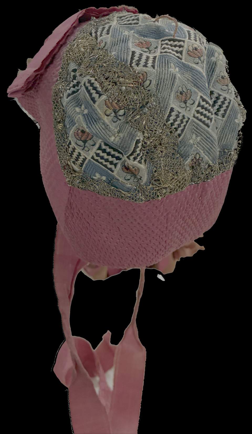 Bodenhaube aus Appenzell Innerrhoden, Vorläufer einer Stoffelkappe, Trachtenhaube