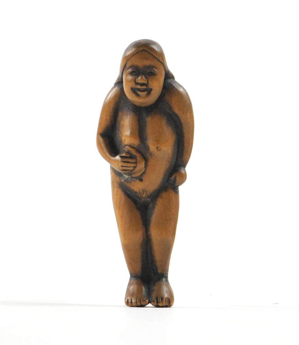 Netsuke, Frauenfigur