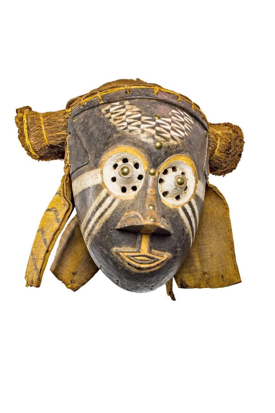 Maske der Bakuba;  Maske „pwoom itok“