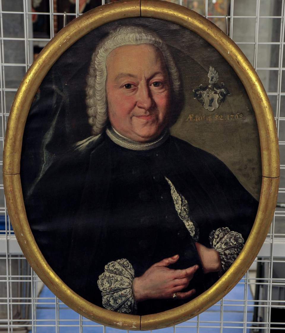 Porträt Georg Leonhart Huber (1716 - 1770), Bildnis