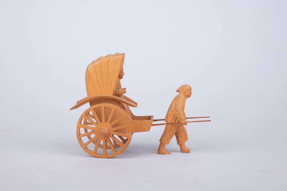 Wagen mit Wagenzieher