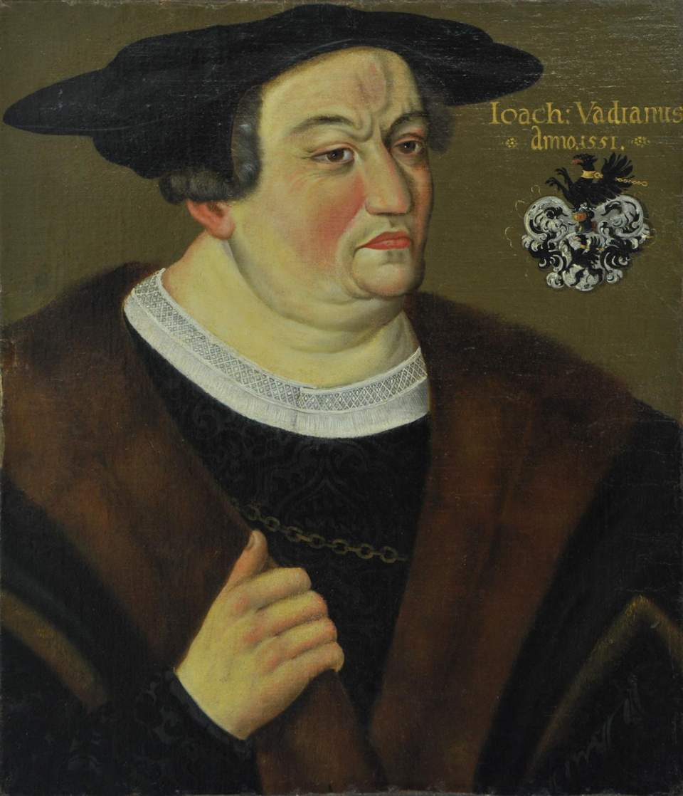 Porträt Joachim von Watt, Vadian, Bildnis