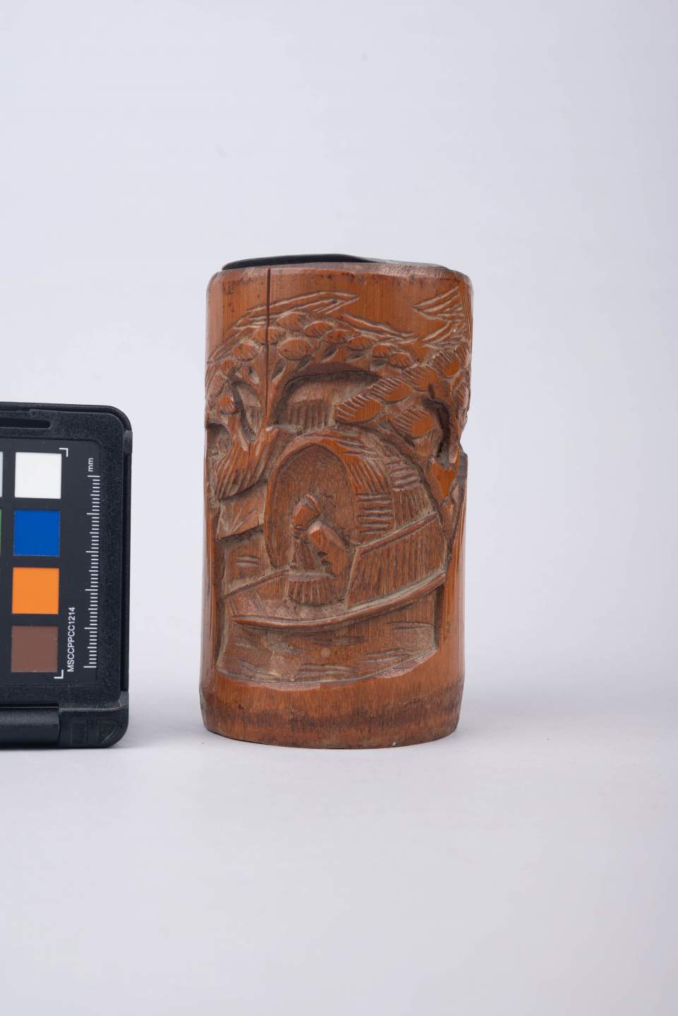 Bambusbehälter, Vase 