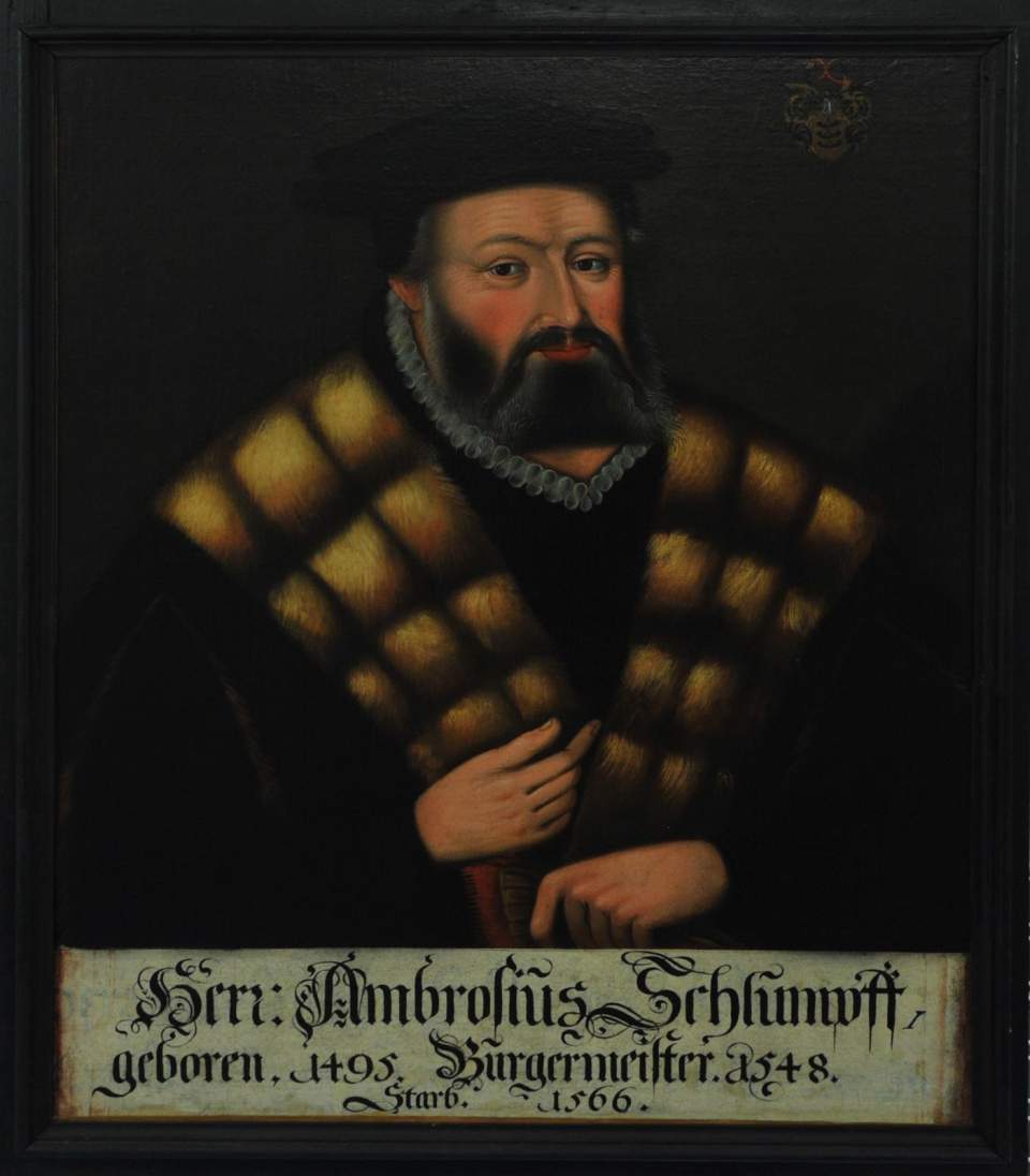 Bildnis Ambrosius Schlumpf (1497 - 1566), Bürgermeister