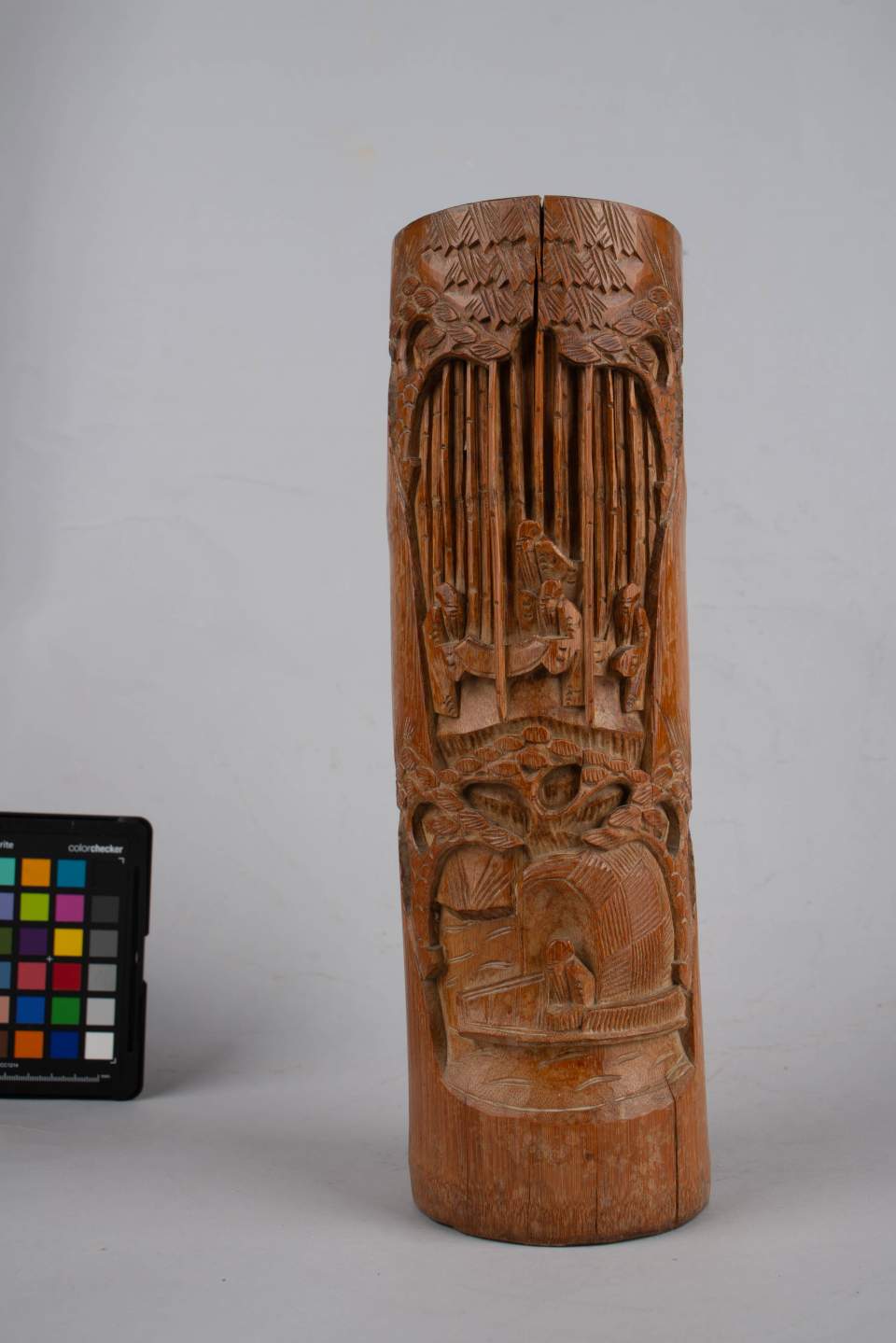 Bambusbehälter, Vase