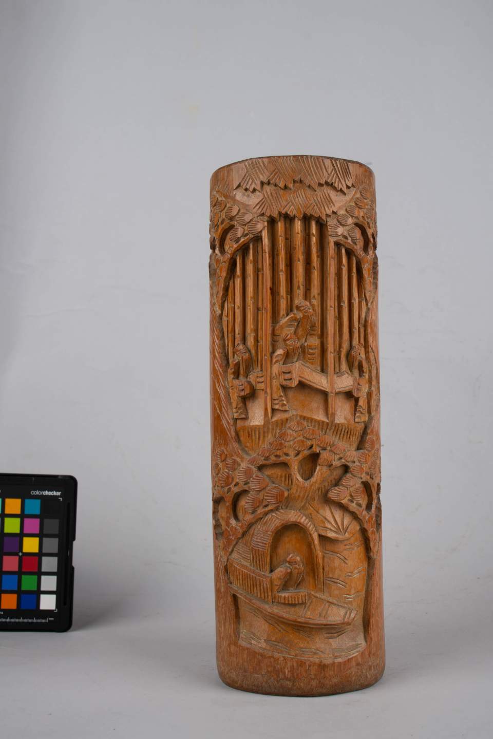 Bambusbehälter, Vase