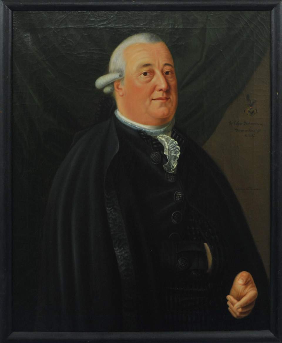 Ölgemälde, Portrait des Hans Kaspar Girtanner, Bürgermeister