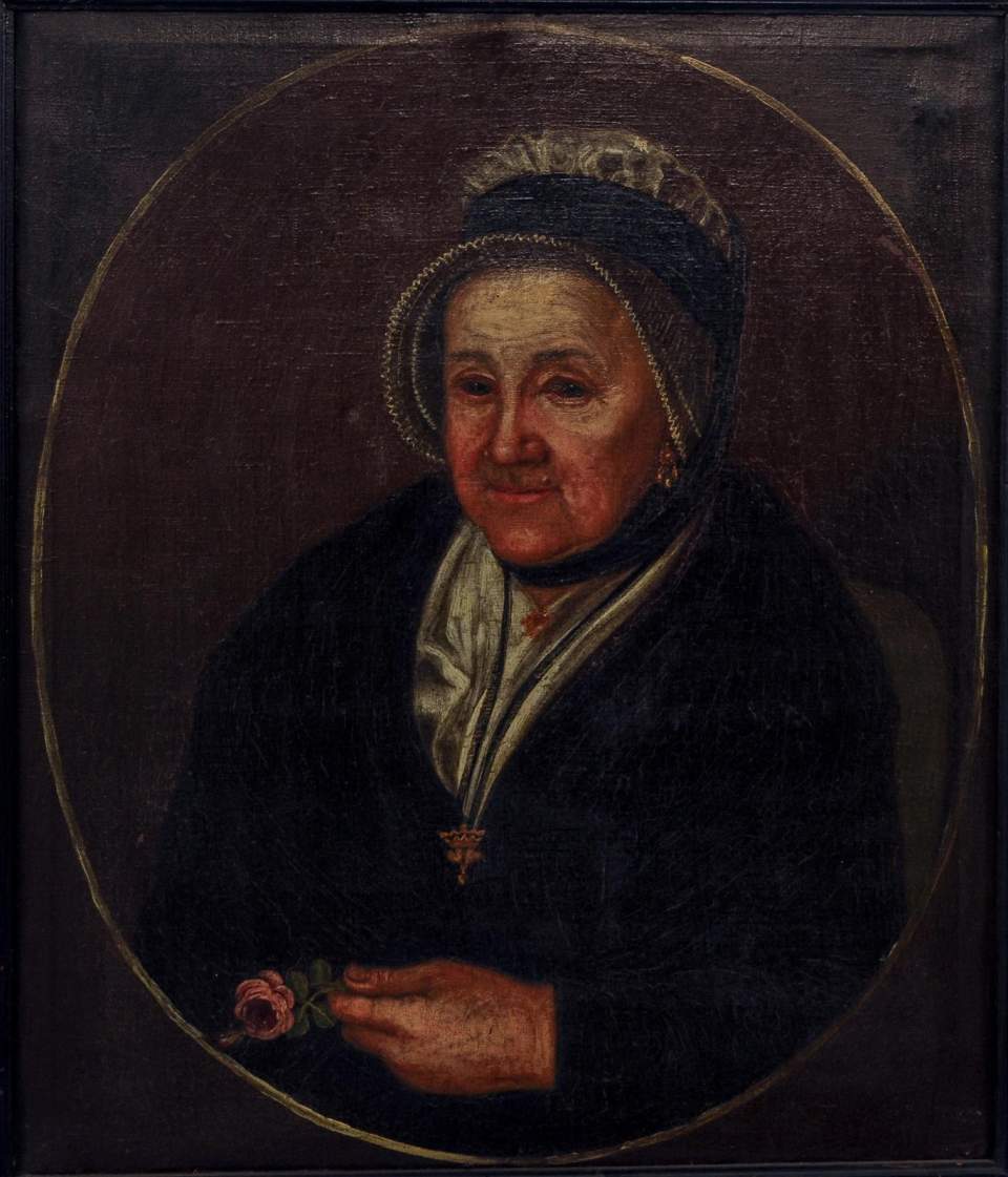 Bildnis Anna Barbara Bösch. Weber (1740 - 1807)