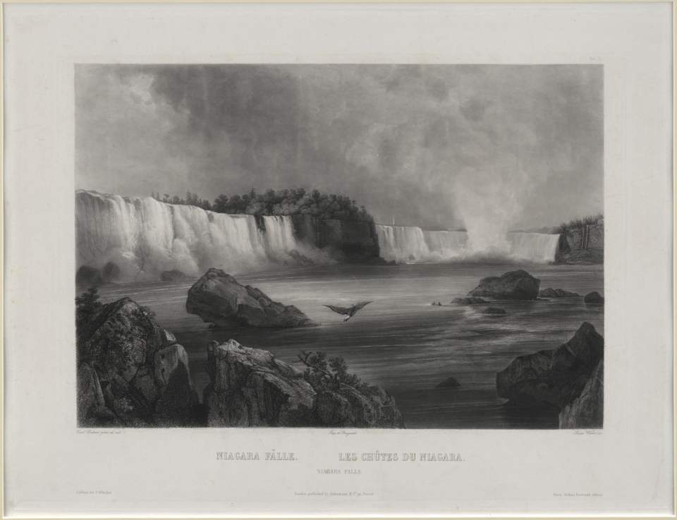 Niagara Fälle, Tableau, Karl Bodmer 