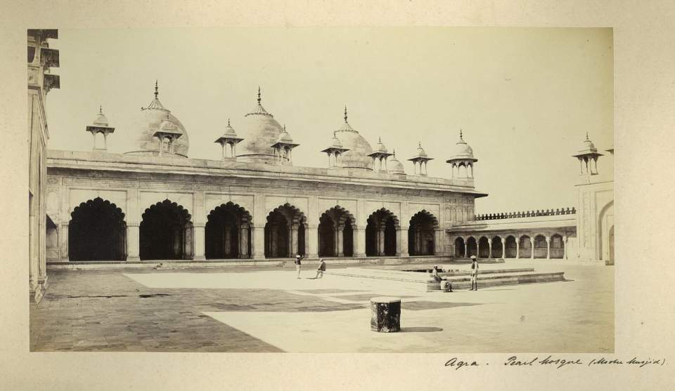 Fotografie Agra  Perlen - Moschee