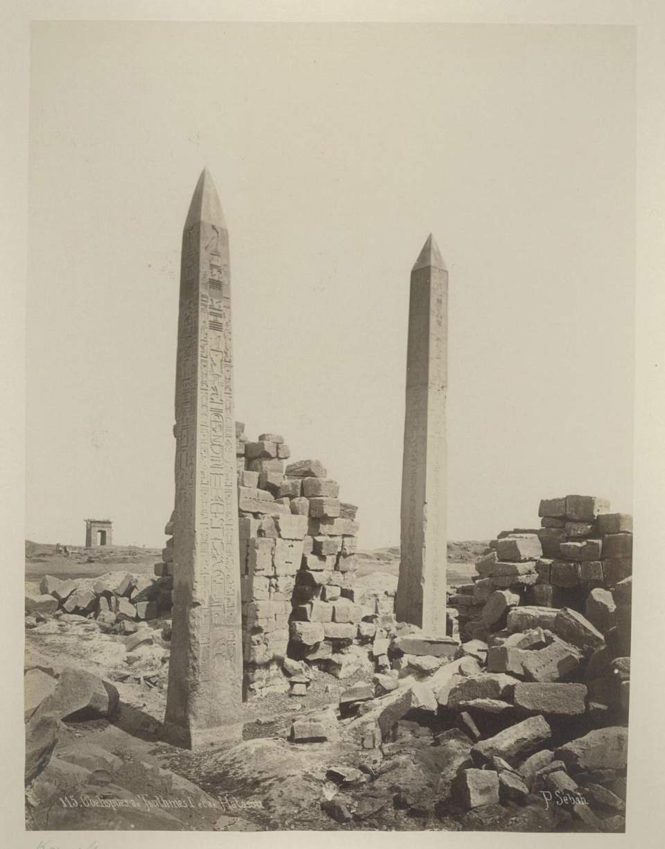 Fotografie Karnak, Obeliske