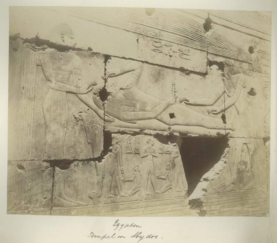 Fotografie Tempel von Abydos