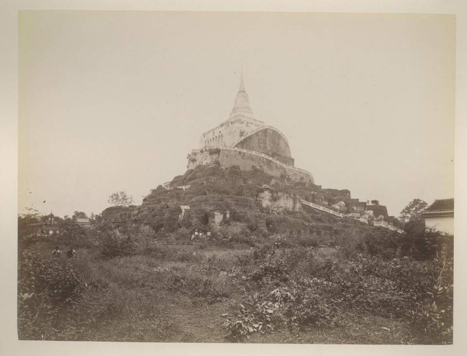 Fotografie Backsteinturm Wat Saket, Bangkok