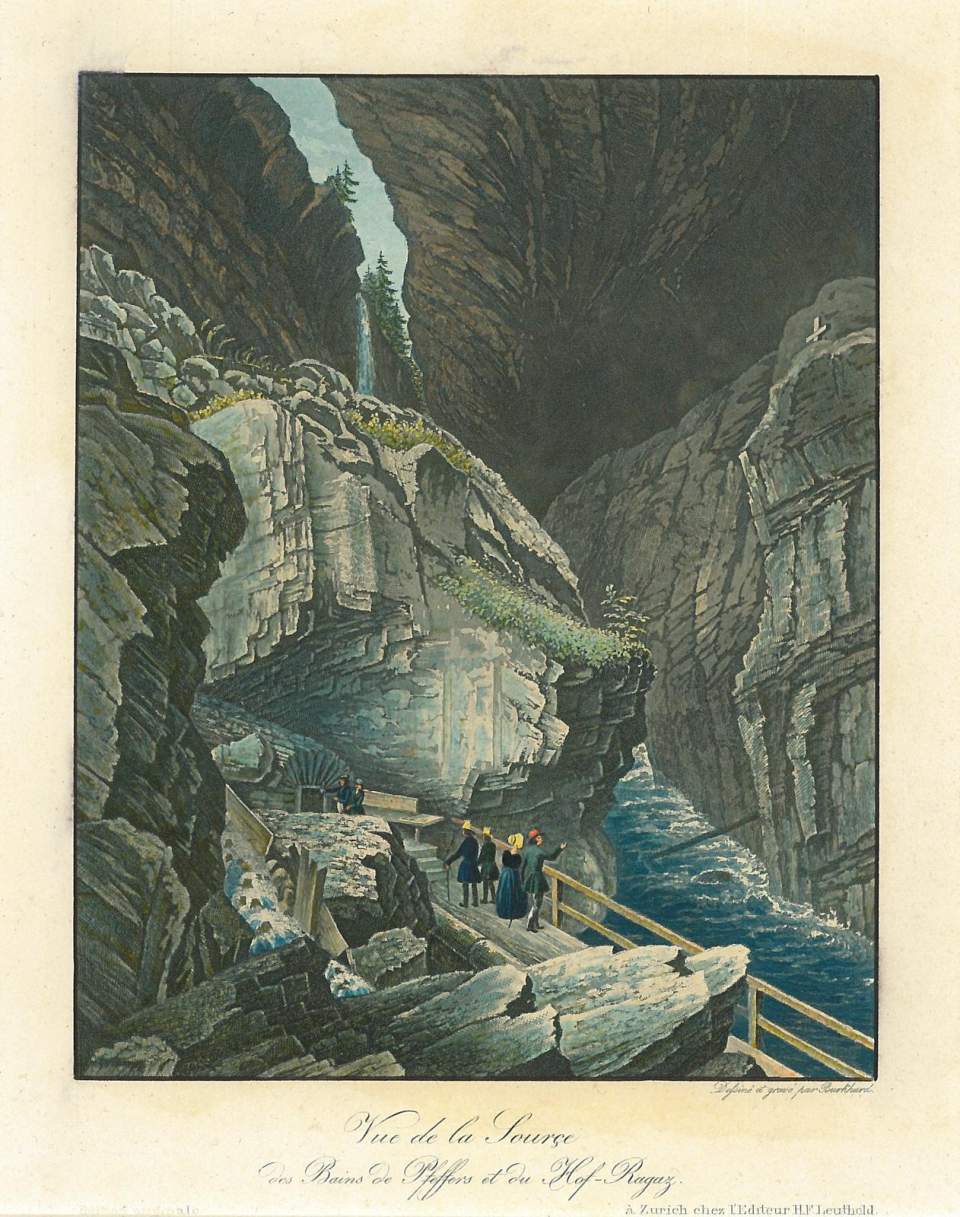 Ansicht, Taminaschlucht