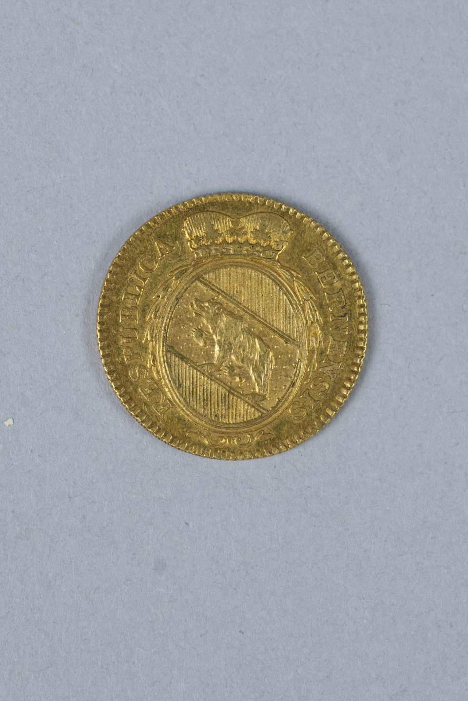 Münze Stadt Bern Duplone 1796
