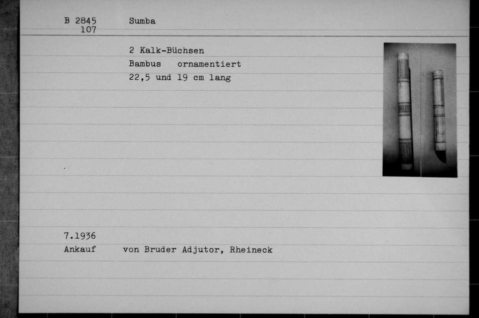 2 Kalk-Büchsen