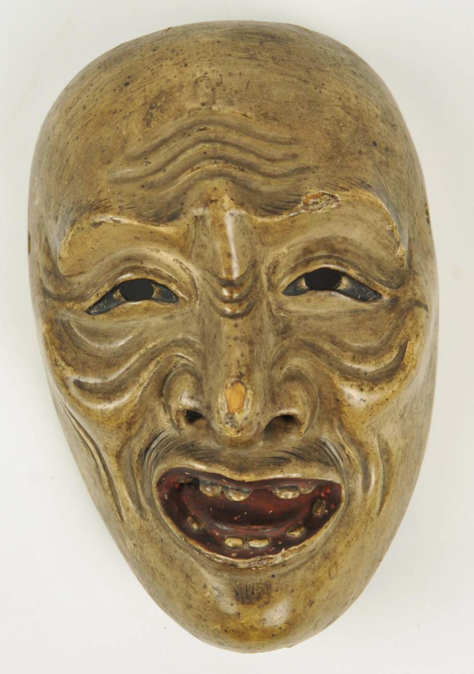 Nô-Maske (Kyogen-Maske: Sofu, O-Oji)  