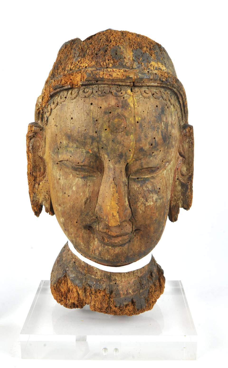 Holzskulptur, Buddha