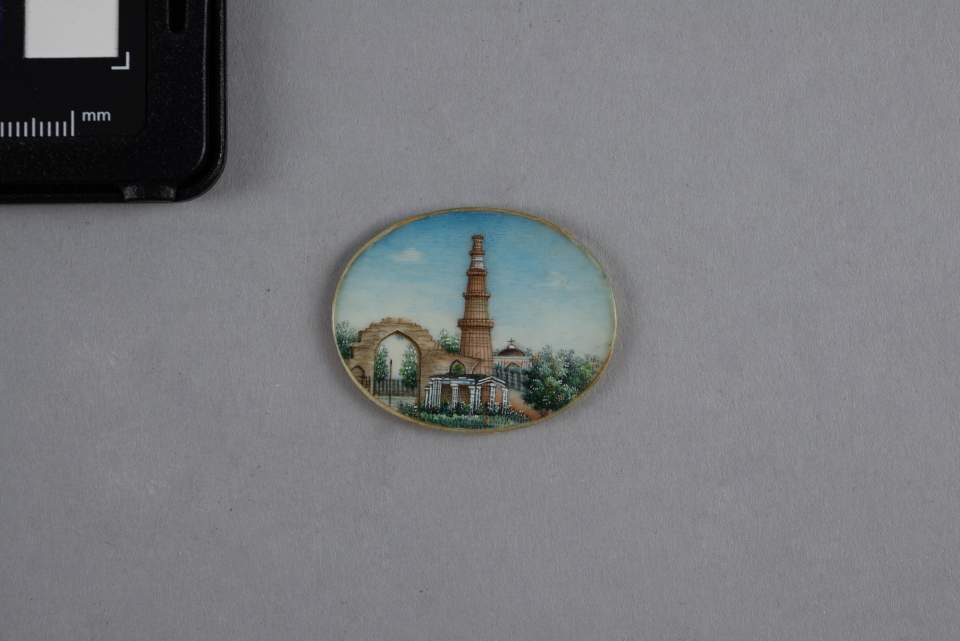 Miniatur Malerei auf Bein