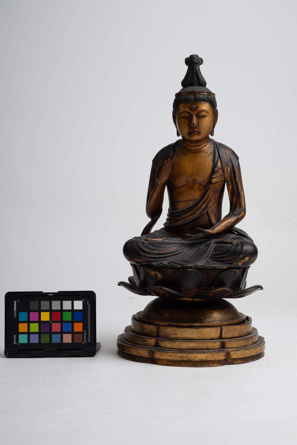 Bodhisattvafigur sitzend