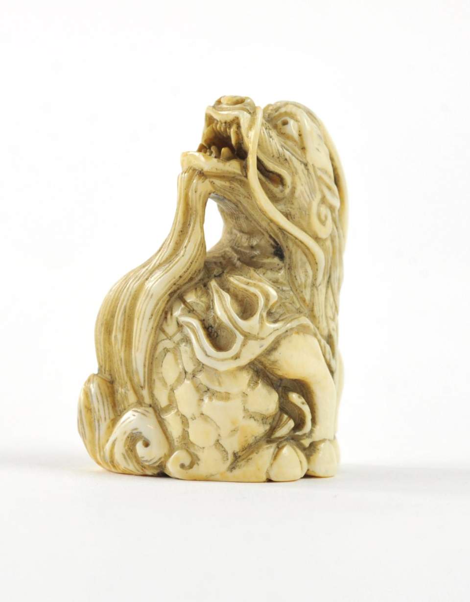 Netsuke, das Fabeltier Kirin