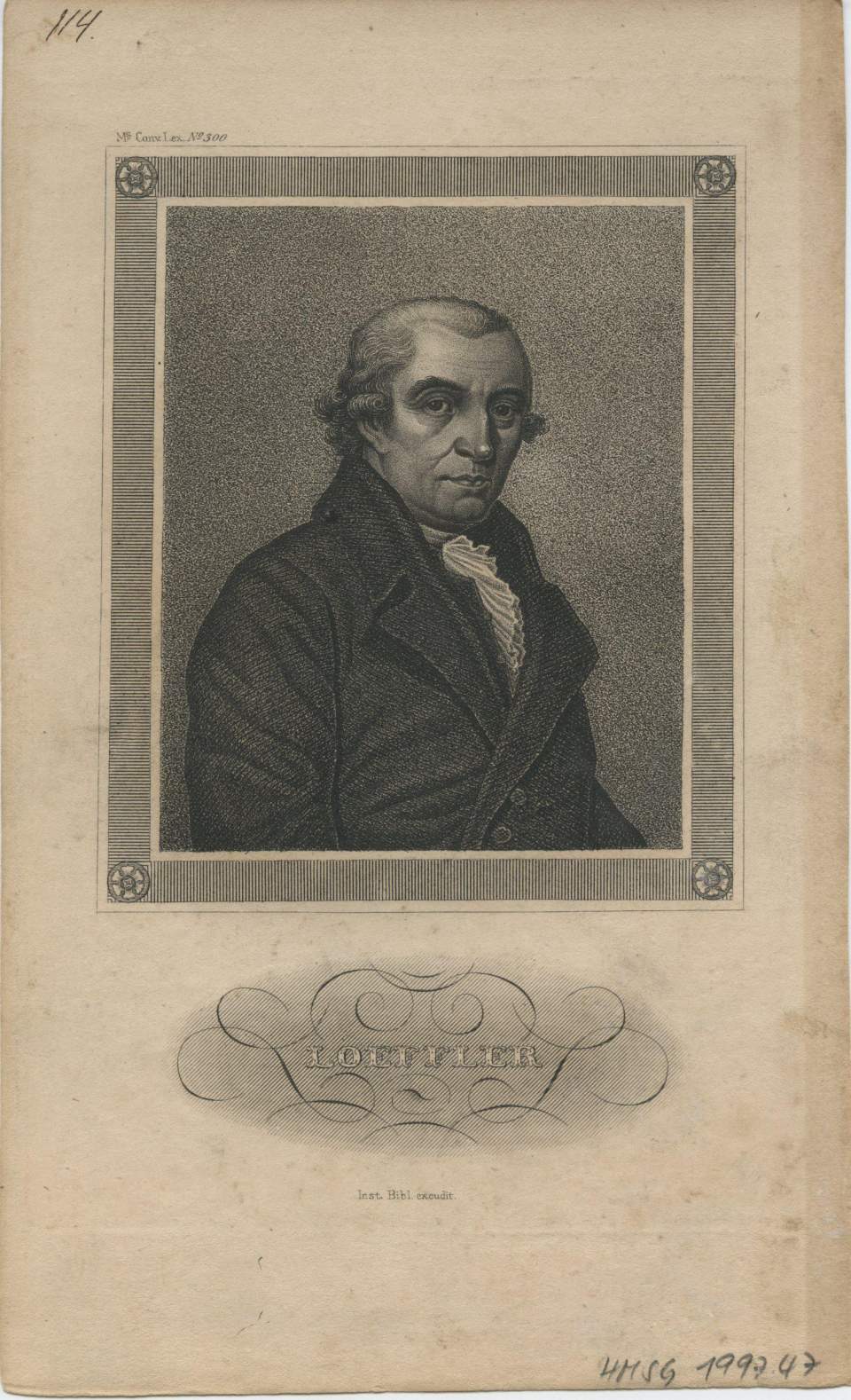 Porträt, Josias Friedrich Christian Löffler