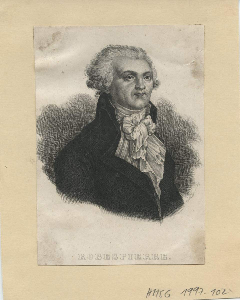 Porträt Maximilien de Robespierre