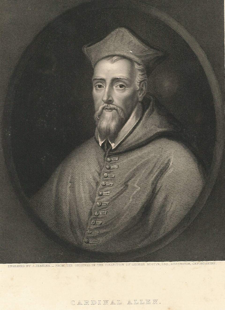 Porträ t Cardinal Allen