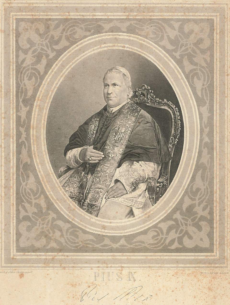 Porträt  Pius IX.