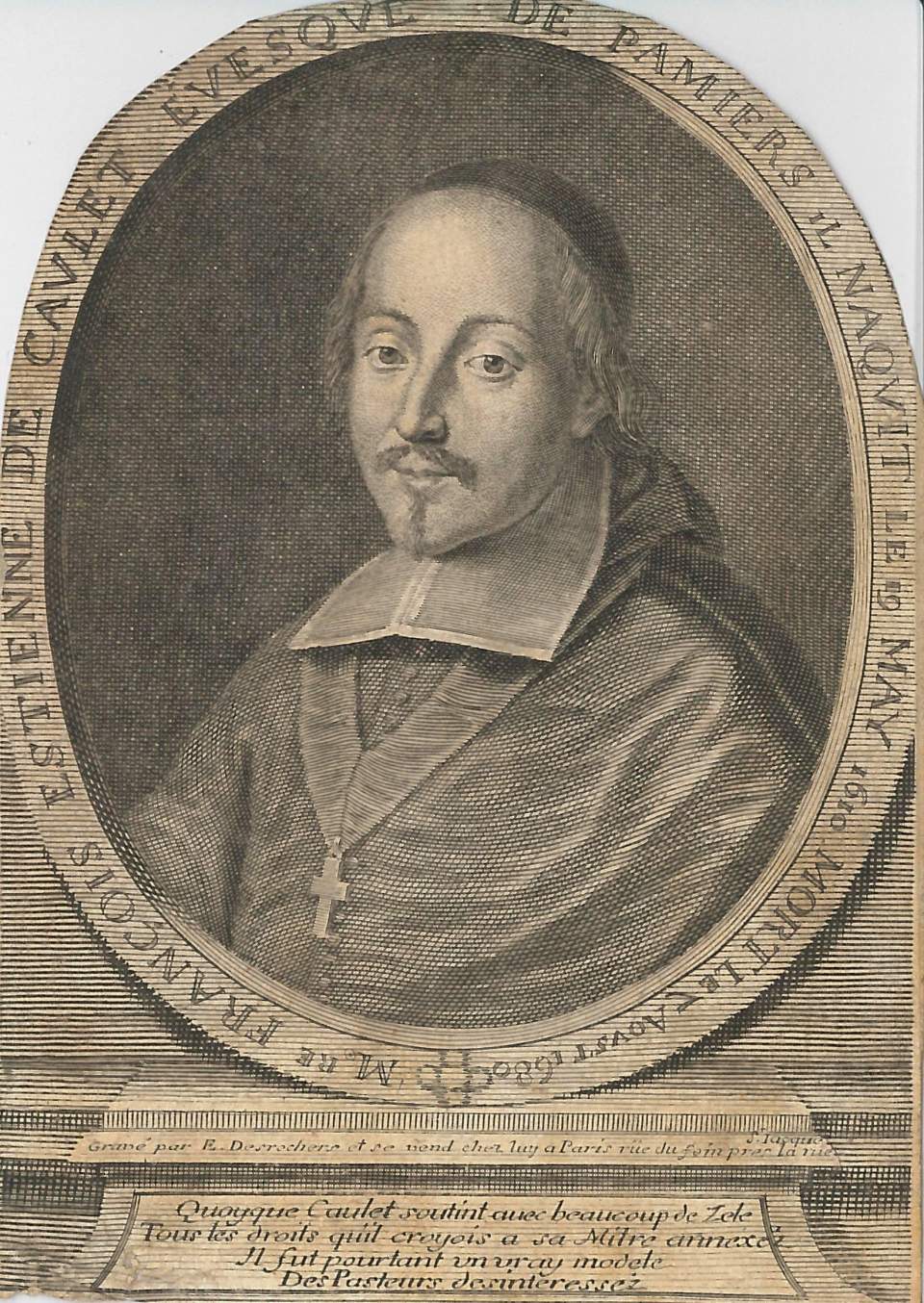 Porträt  François Estienne de Calvet, Evèque de Pamiers