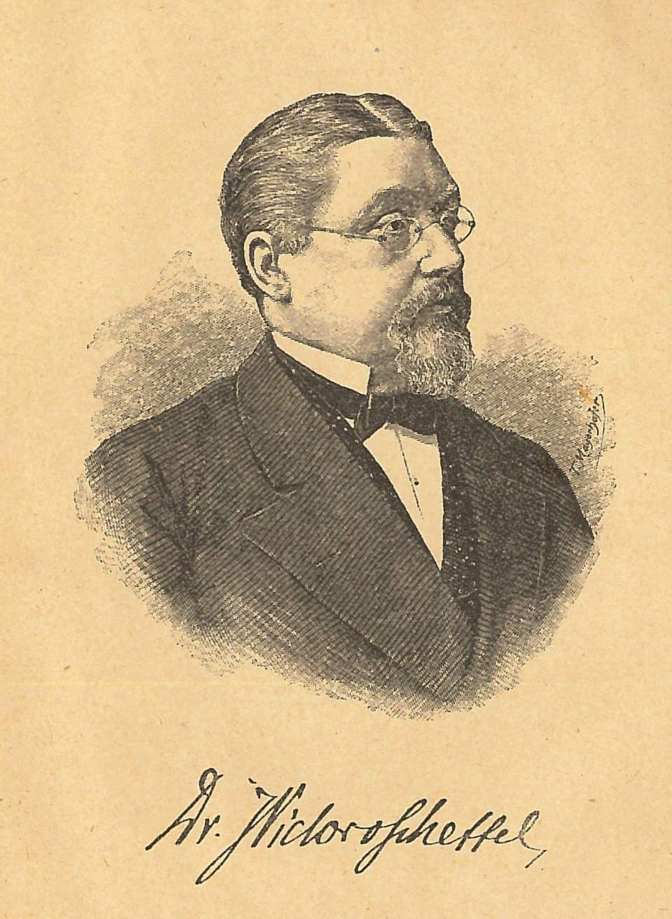 Porträt  Josef Victor von Scheffel