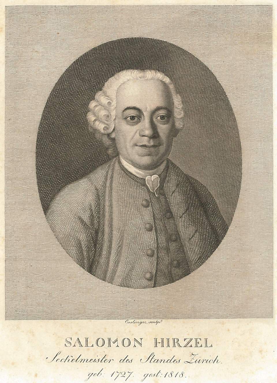 Porträt  Salomon Hirzel