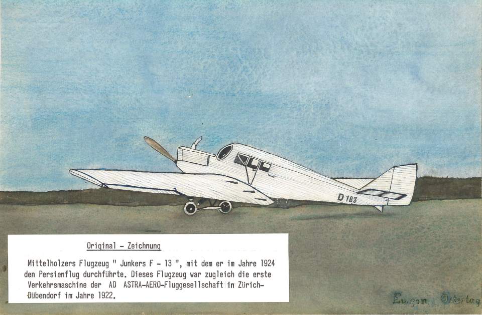 Zeichnung, Junkers F-13