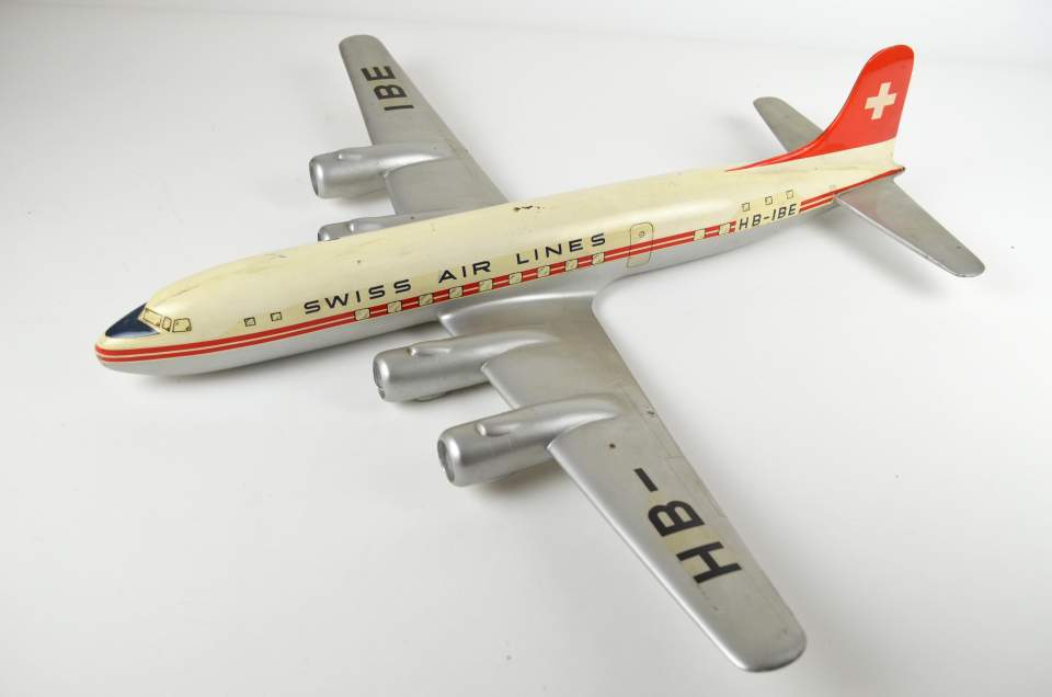 Flugzeugmodell DC-6 b Swissair