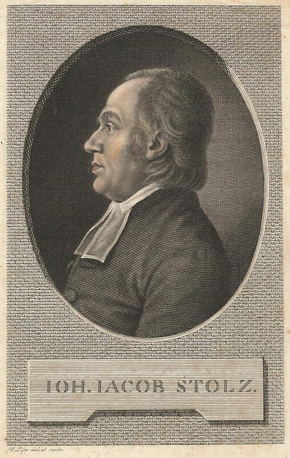 Porträt  Joh. Jacob Stolz