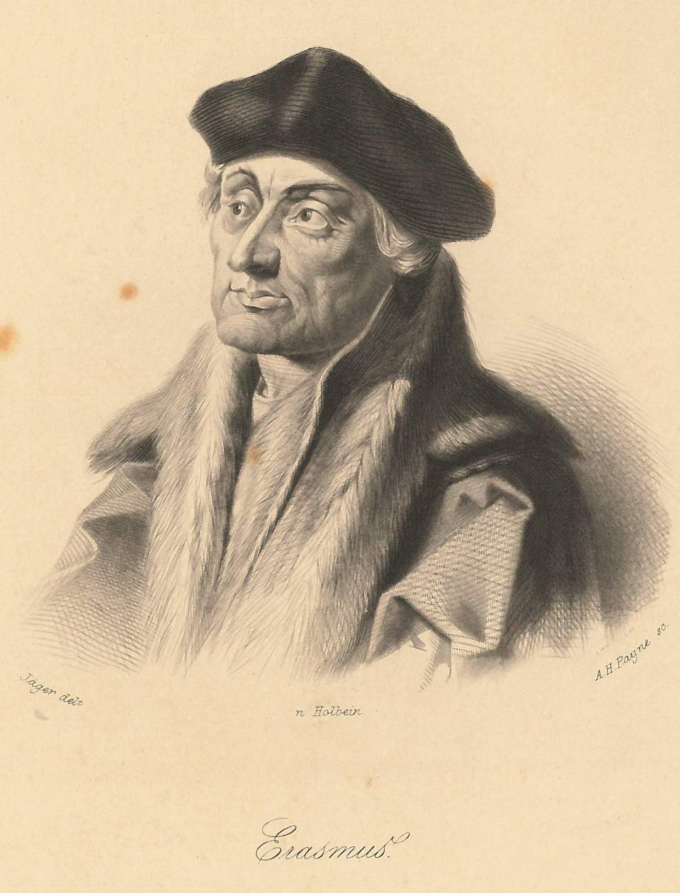 Porträt  Erasmus