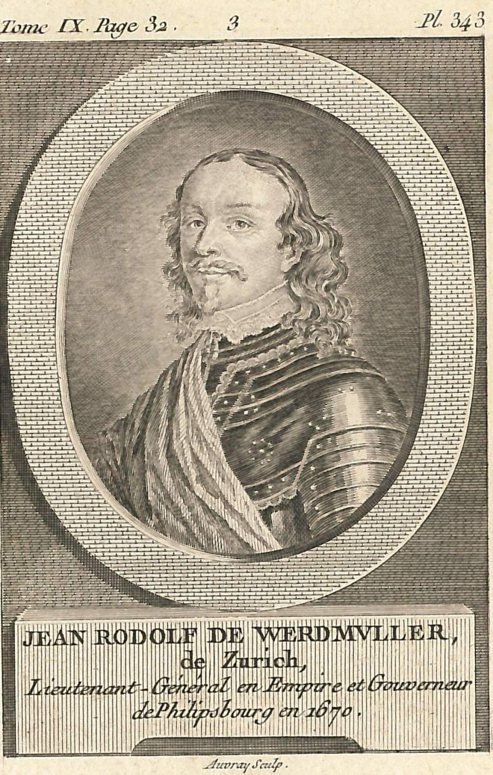 Porträt  Jean Rudolf de Werdmuller de Zurich