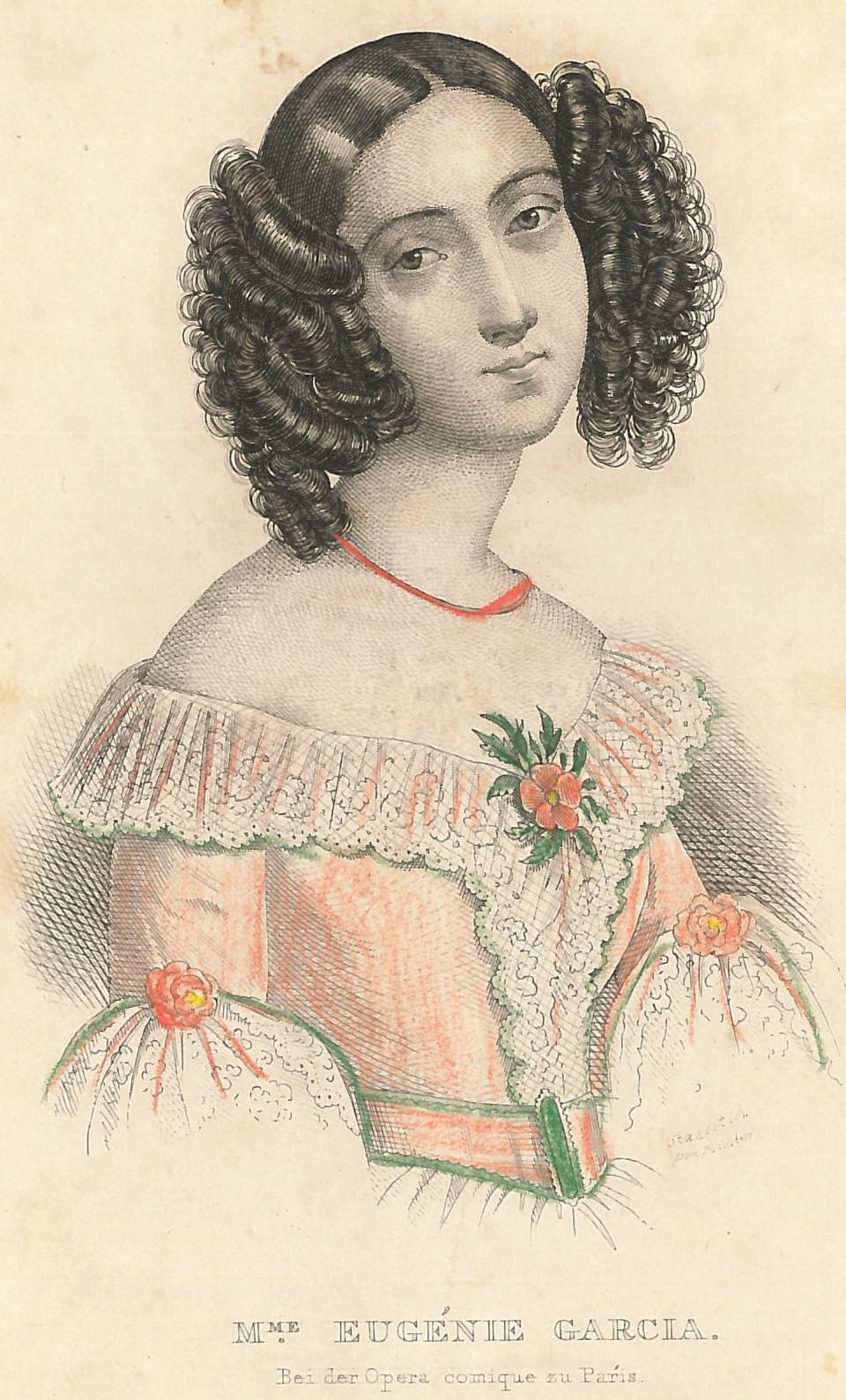 Porträt  Mme. Eugénie Garcia