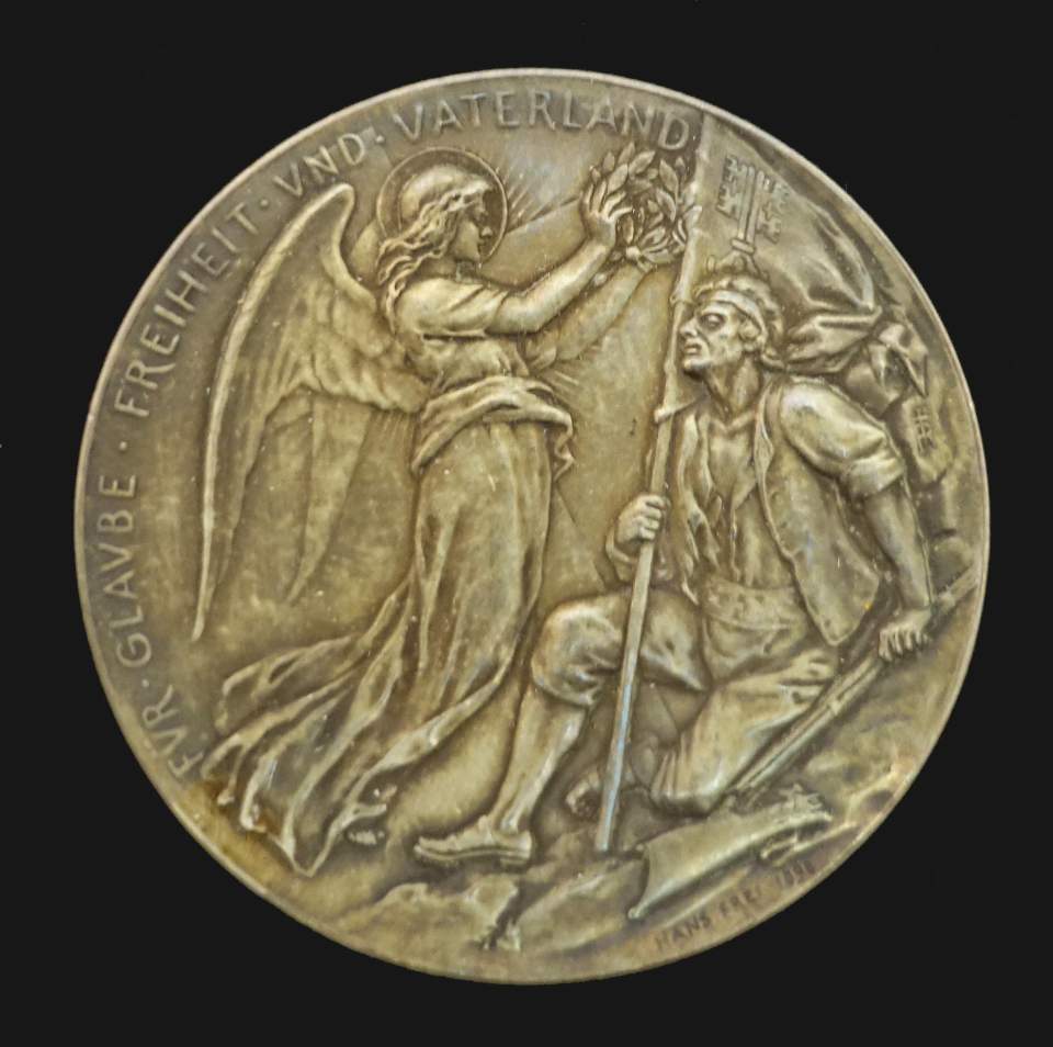 Medaille Heldenkampf der Nidwaldner 1798