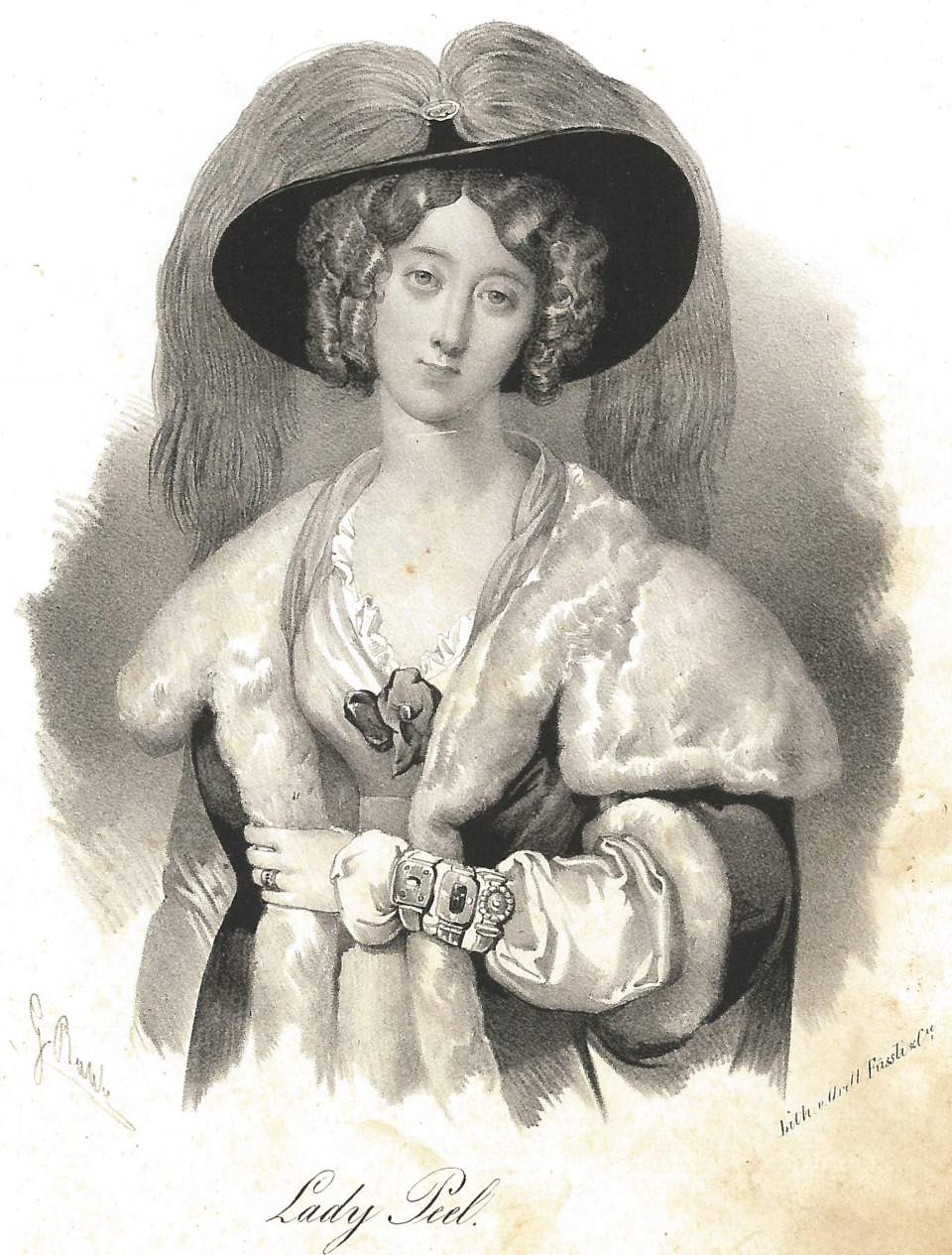 Porträt  Lady Peel