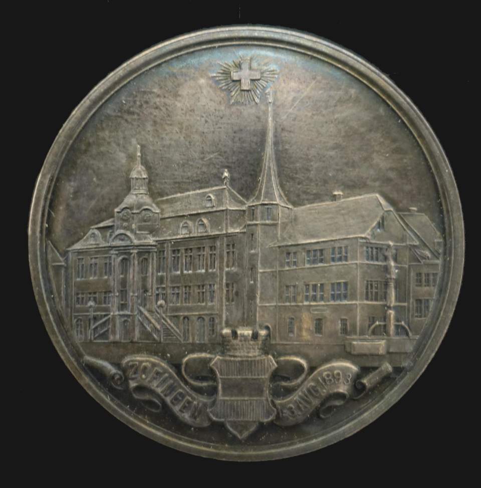 Medaille Jubiläum der Studentenverbindung "Zofingia"