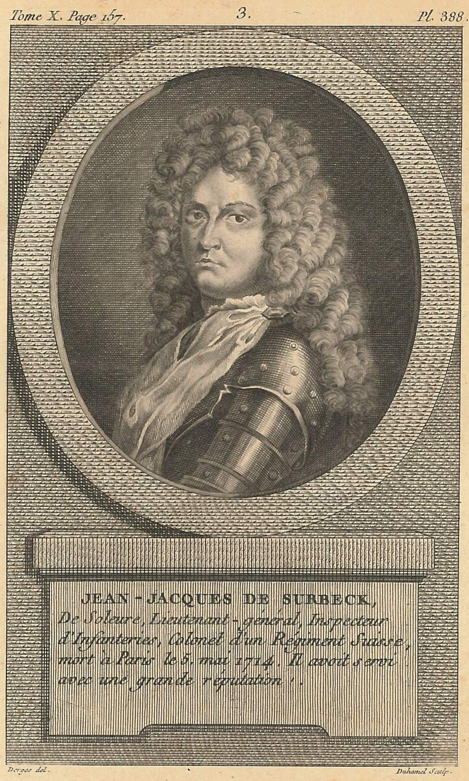 Porträt  Jean - Jacques de Surbeck