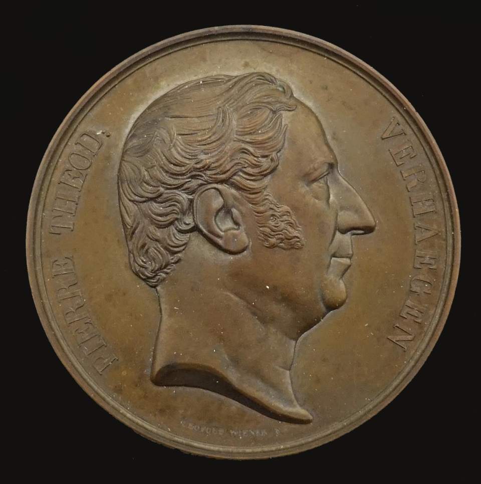 Medaille Pierre Theodor Verhaegen, Politiker Frankreichs