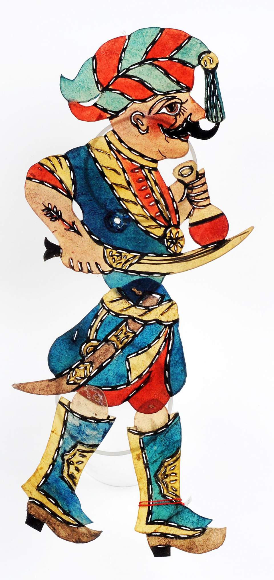 Schattenspielfigur, Karagöz und Hacivat 